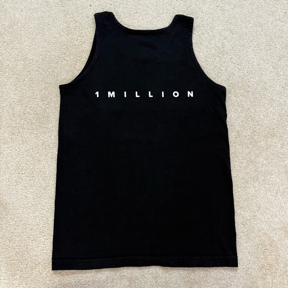 1 Million Dance Studio Black Tank Top